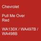 Preview: Chevrolet, Pull Me Over Red, WA130X / WA497B / WA498B.